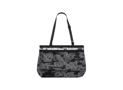 Civilist Printed Mesh Tote "Charcoal"