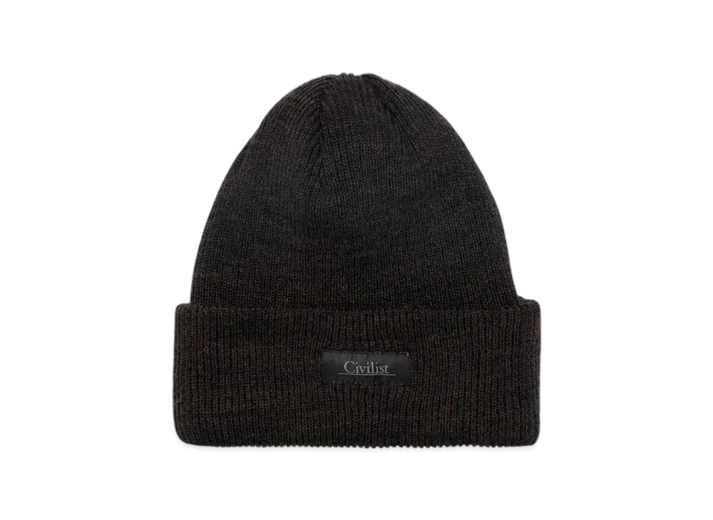 Civilist Schurwolle Beanie "Brown"
