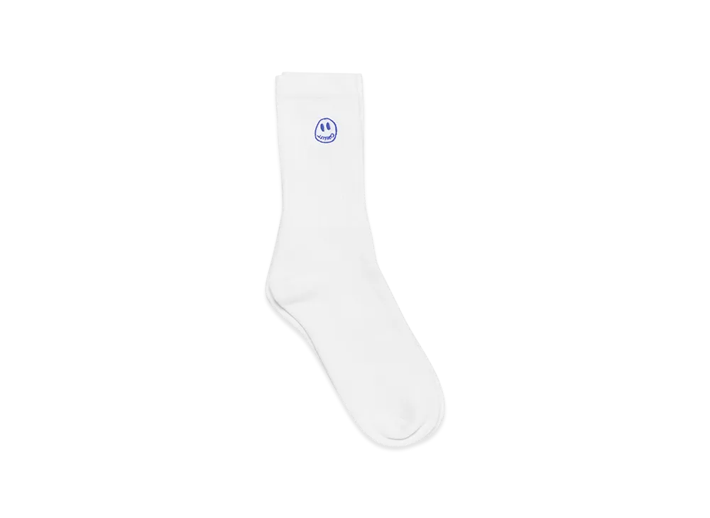 Civilist Mono Smiler Socks "White"