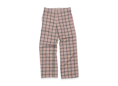 Stockholm Surfbord Club Sune Checked Tailoerd Bootcut Elaine Pants "Beige"