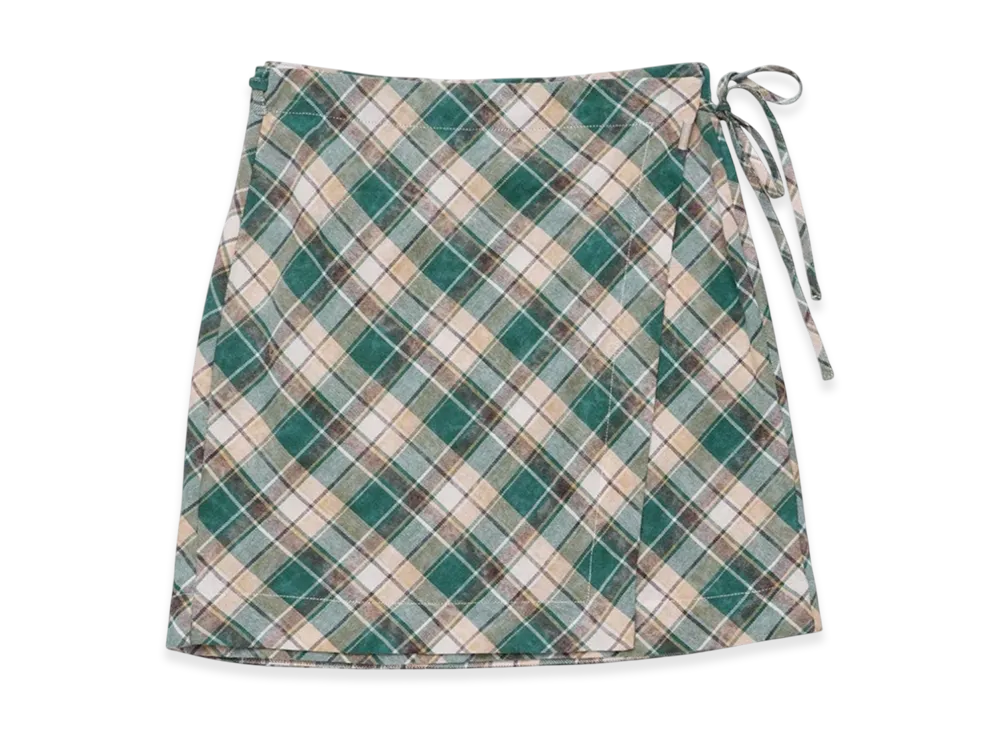 Stockholm Surfbord Club Wrap Skirt "Green"