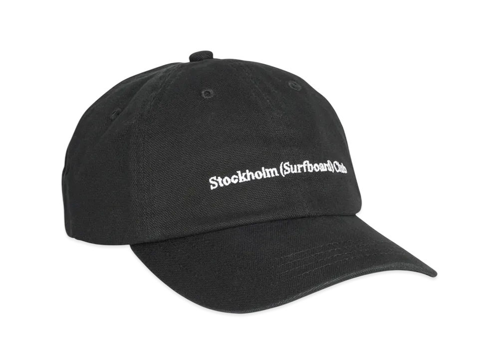 Stockholm Surfbord Club Embroidered Logo Cap "Black"