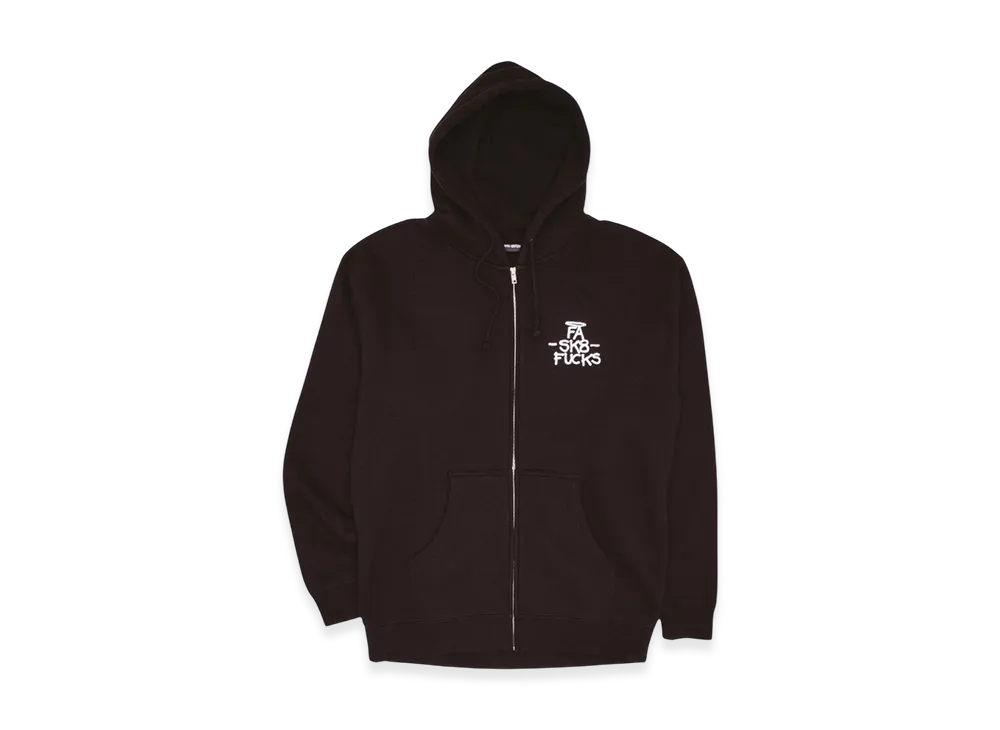 Fucking Awesome Sk8 Fucks Zip Hoodie "Black"