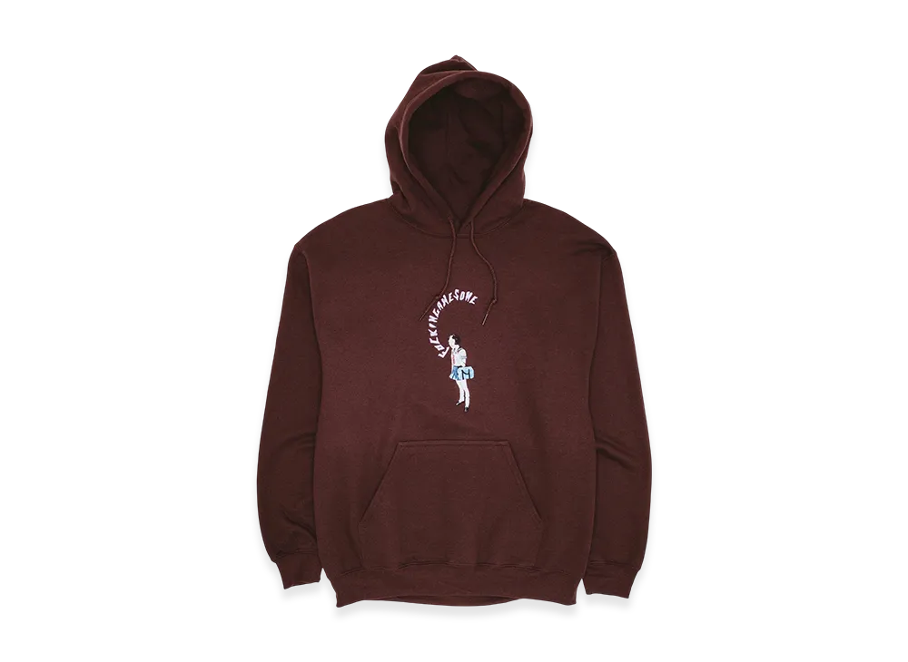 Fucking Awesome Mouth Girl Hoodie "Brown"