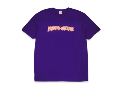 Fucking Awesome 2025 Stamp Logo Short Sleeve Tee "Purple"