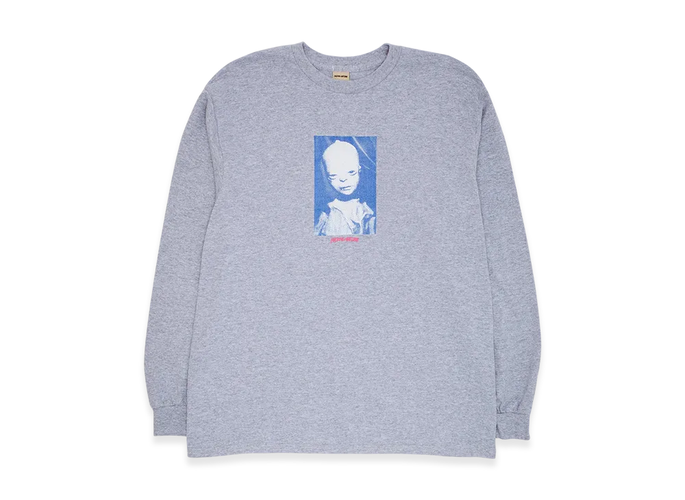 Fucking Awesome Damaged Long Sleeve Tee "Gray"