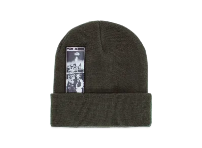 Fucking Awesome Dill Collage Beanie "Forest Green"