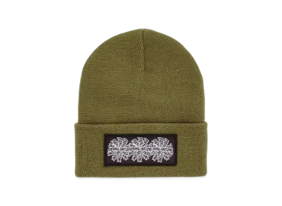 Fucking Awesome Three Spiral Edge Stitch Beanie "Winter Moss"