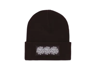 Fucking Awesome Three Spiral Edge Stitch Beanie "Black"