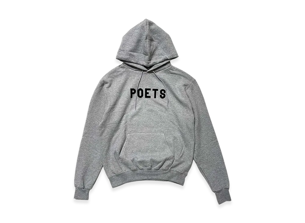 POETS Flocked Hoodie "Gray"