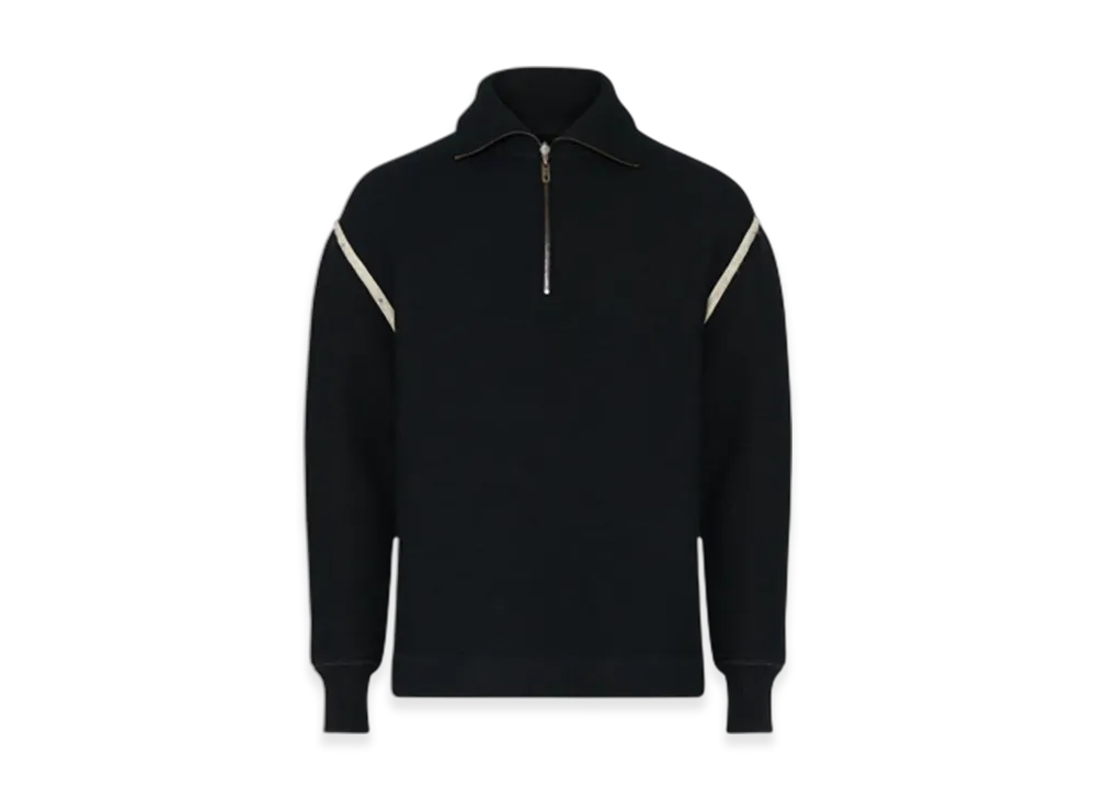 Maison Margiela Half Zip Pullover "Black"