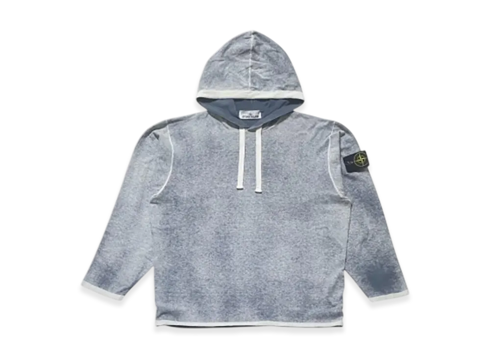 Stone Island Raw Hand Light Organic Cotton Hoodie "Gray"