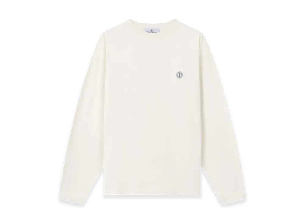 Stone Island 2100024 Combed Organic Cotton Jersey "White"