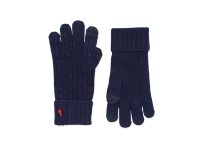 Polo Ralph Lauren Knit Gloves "Newport Navy"
