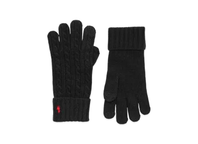 Polo Ralph Lauren Knit Gloves "Black"