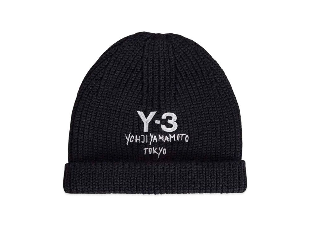 Y-3 Chunky Knit Beanie "Black"