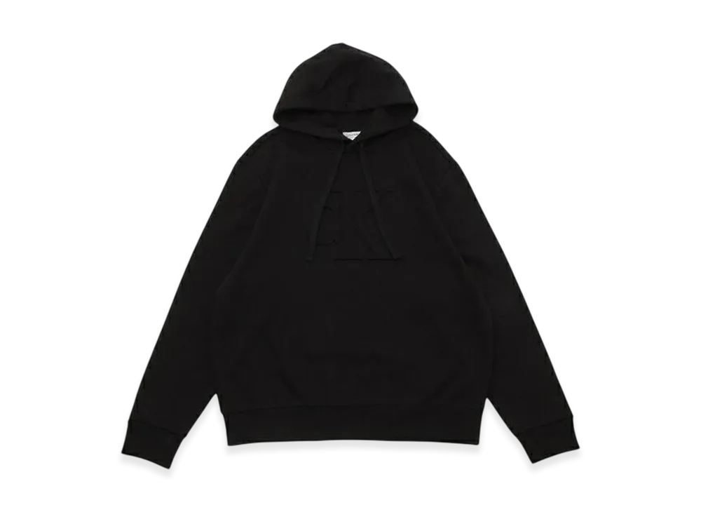 Calvin Klein Embossed Monogram Hoodie "Black"
