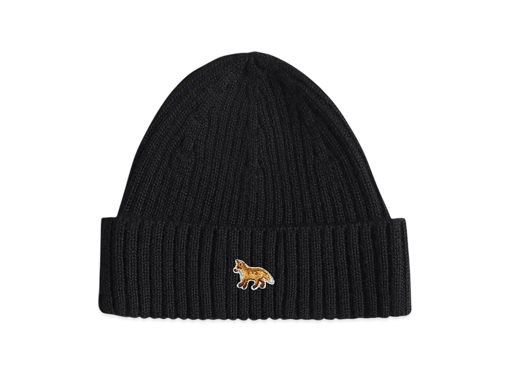 Maison Kitsune Baby Fox Beanie "Black"