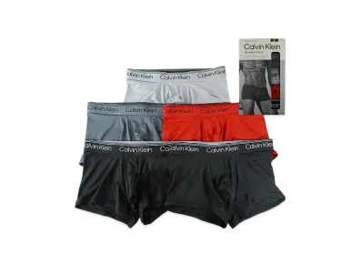 Calvin Klein 5Pack Low Rise Trunks "Black/Sleet/Turbulence/Adrenalin"