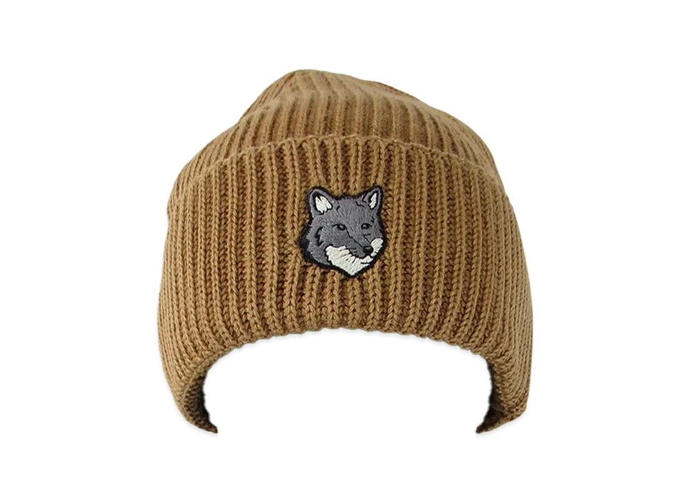 Maison Kitsune Beanie "Canvas Brown"