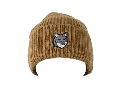 Maison Kitsune Beanie "Canvas Brown"