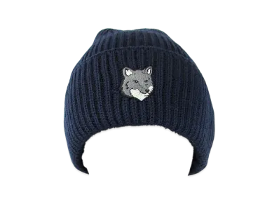 Maison Kitsune Beanie "Classic Navy"