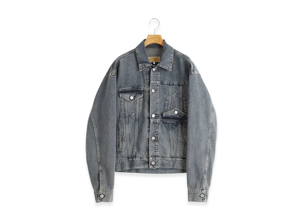 MM6 Maison Margiela Denim Jacket "Light Gray"
