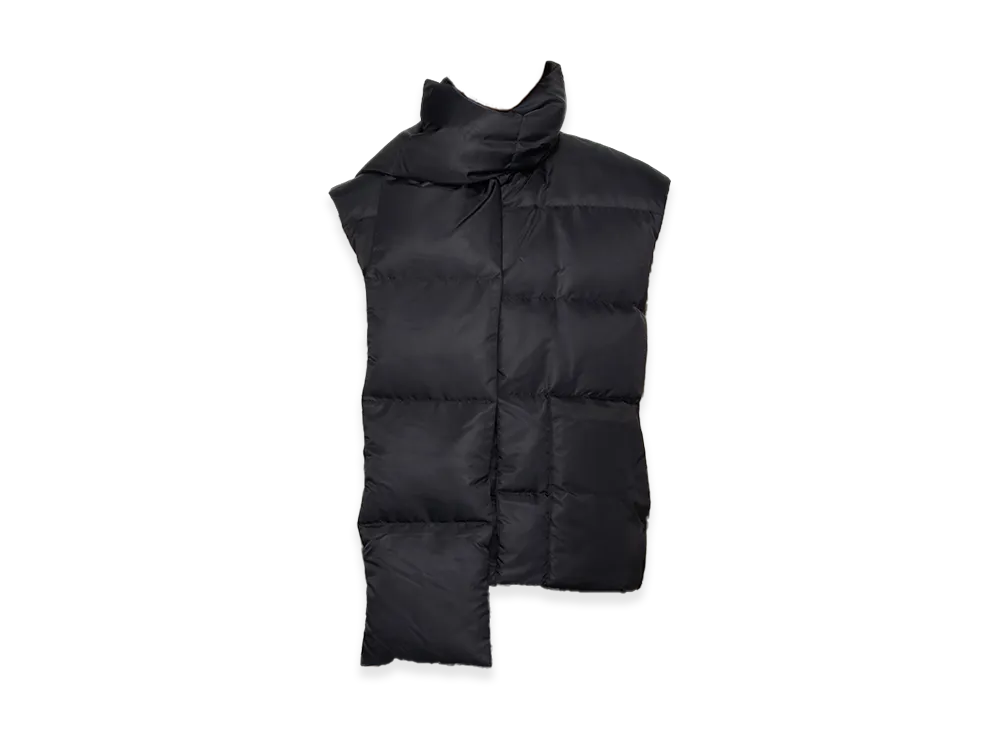 MM6 Maison Margiela Scarf Down Vest "Black"