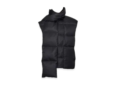 MM6 Maison Margiela Scarf Down Vest "Black"