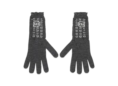 MM6 Maison Margiela Wool Gloves "Gray"