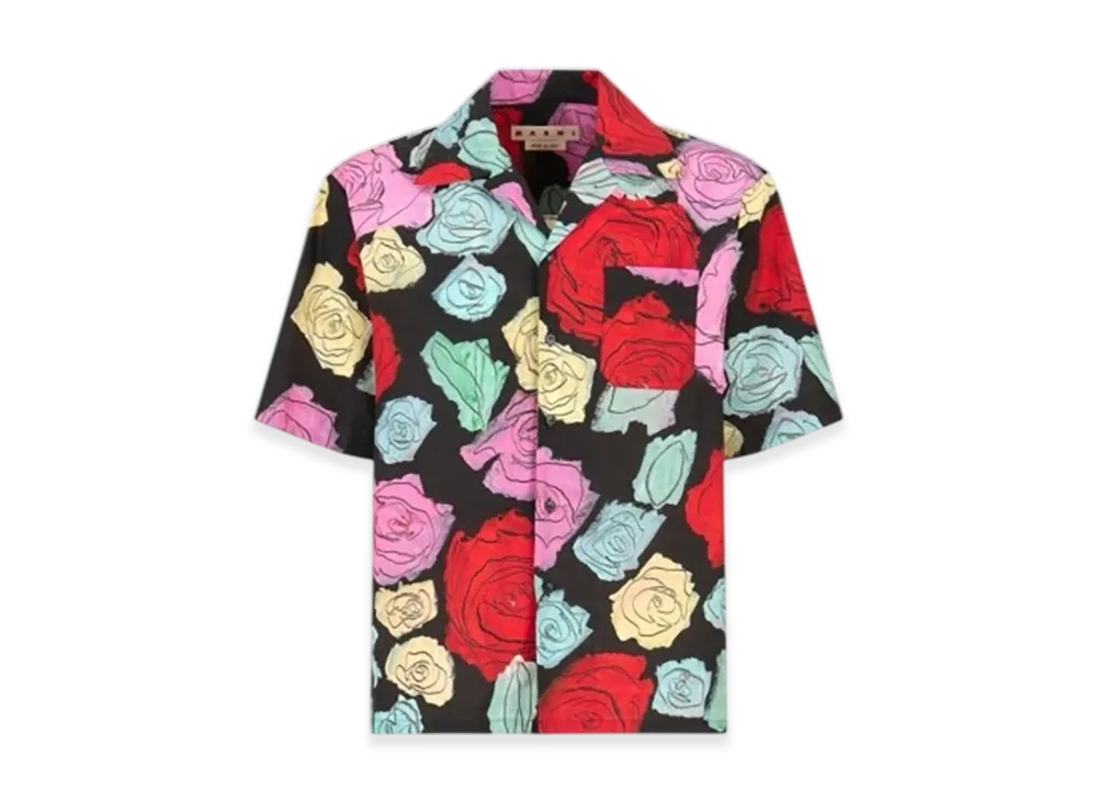 MARNI Poplin Bowling Shirt "Multi"