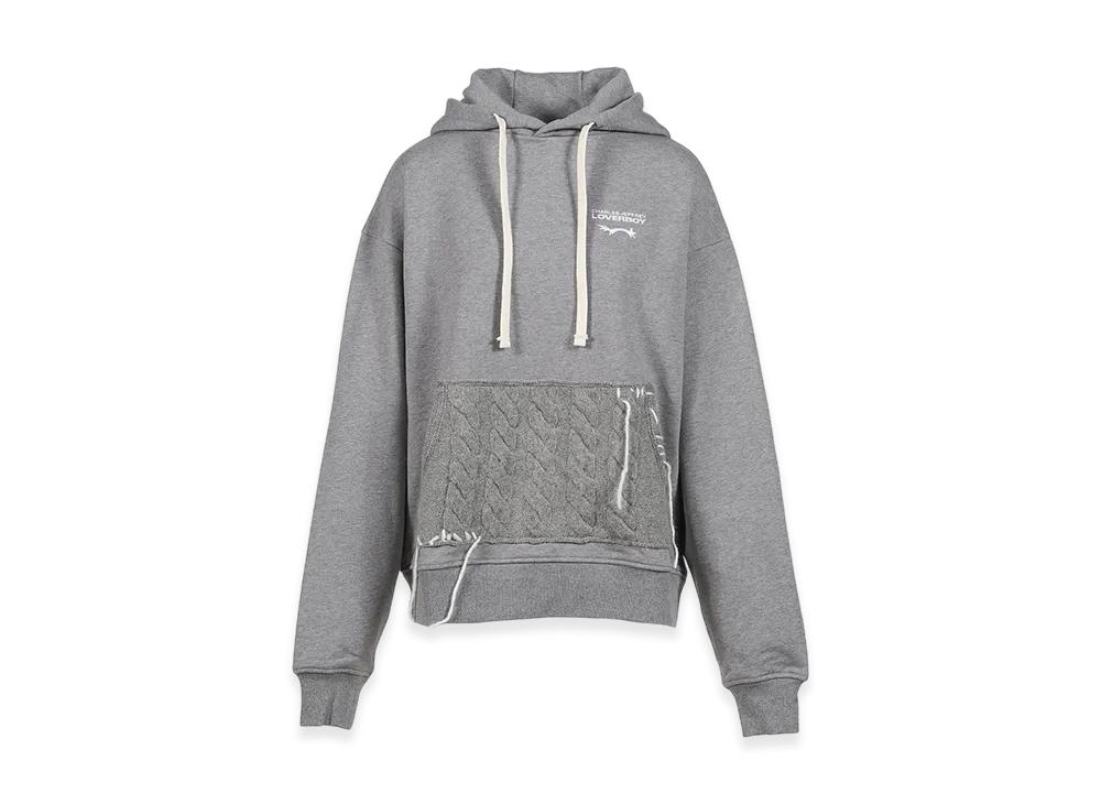 Charles Jeffrey Loverboy Patch Rabbit Ears Hoody "Gray"