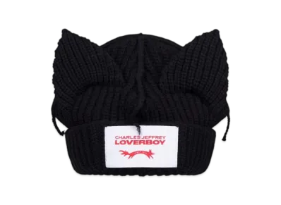 Charles Jeffrey Loverboy Chunky Ears Beanie "Black"