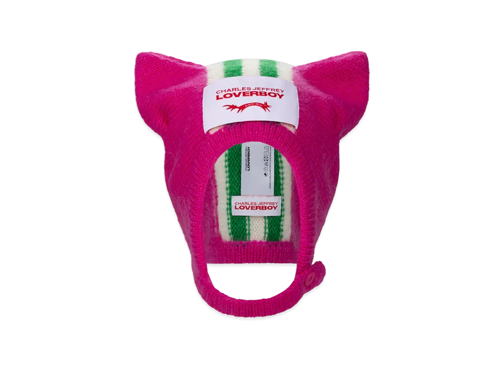 Charles Jeffrey Loverboy Ears Bonnet "Pink"