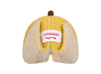 Charles Jeffrey Loverboy Mohair Chunky Banana Beanie "Yellow"
