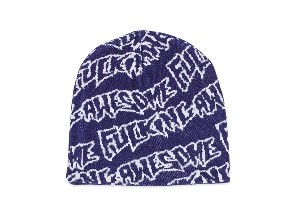 Fucking Awesome Stamp Repeat Skully "Navy"