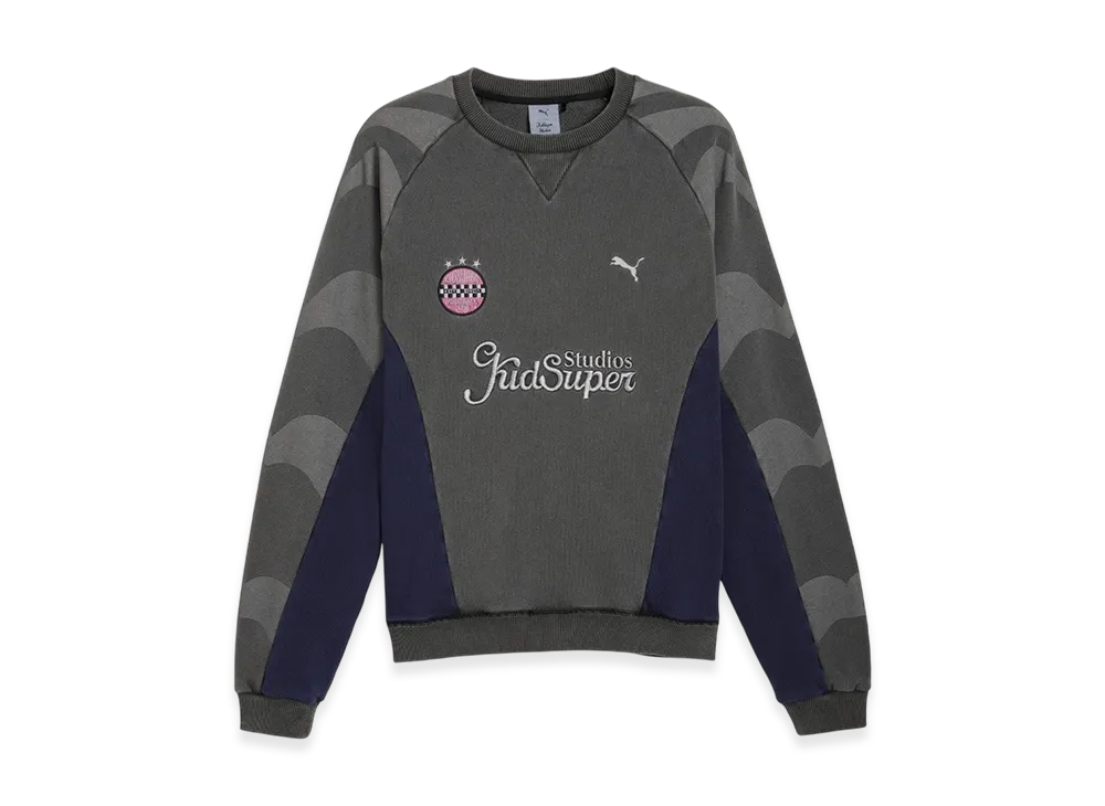 Puma x KidSuper Crew Neck Sweat "Black"