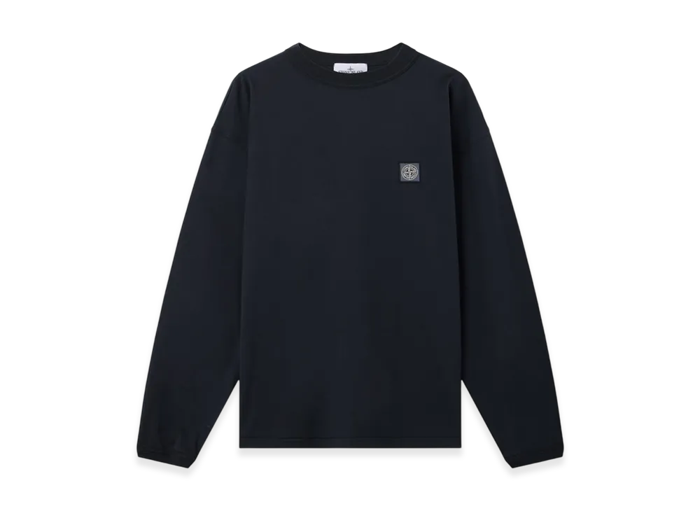 Stone Island 2100024 Combed Organic Cotton Jersey "Black"