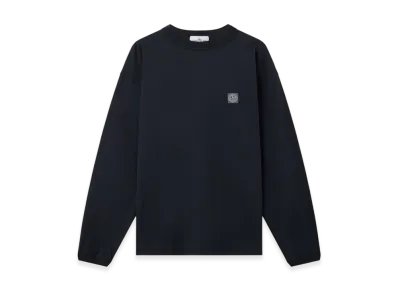 Stone Island 2100024 Combed Organic Cotton Jersey "Black"