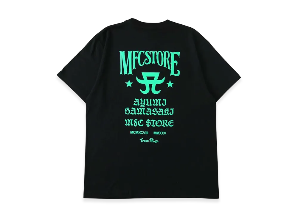 ayumi hamasaki x MFC STORE Ms Logo Tee "Black/Green"