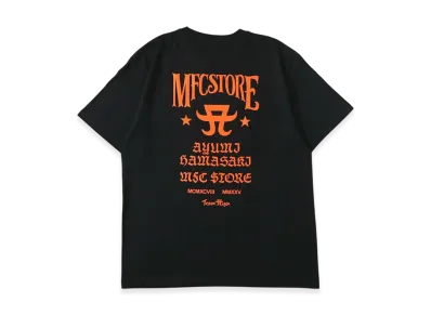 ayumi hamasaki x MFC STORE Ms Logo Tee "Black/Orange"