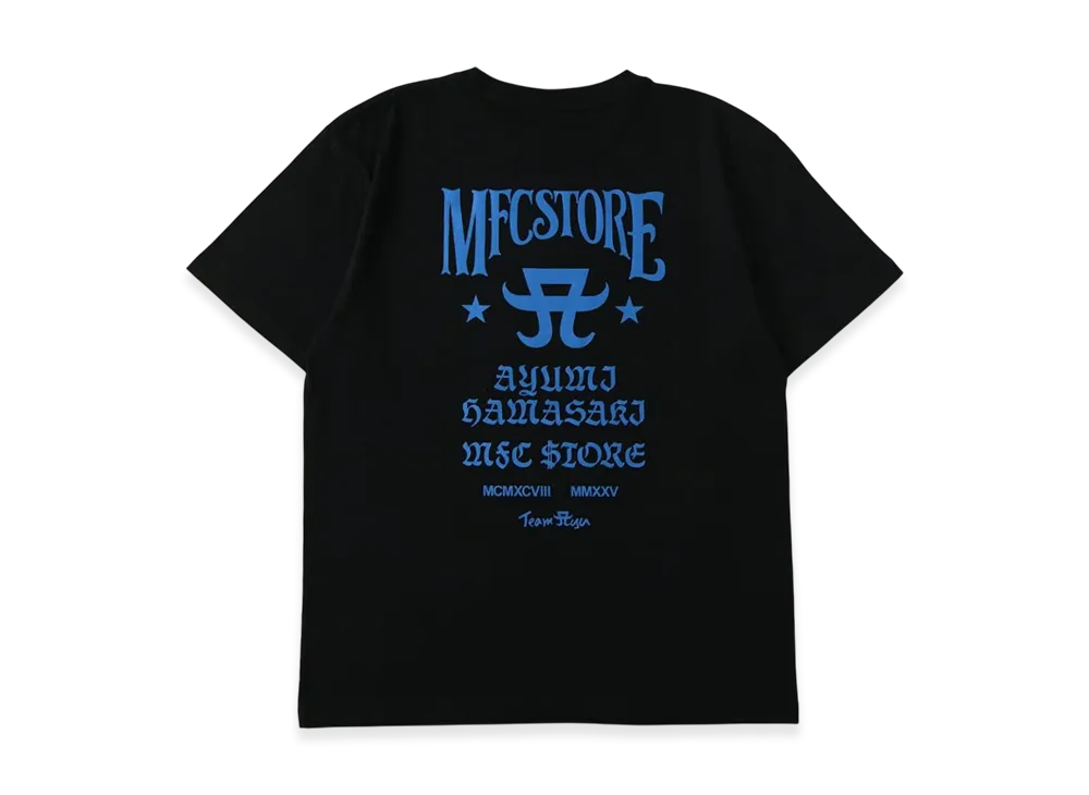 ayumi hamasaki x MFC STORE Ms Logo Tee "Black/Blue"