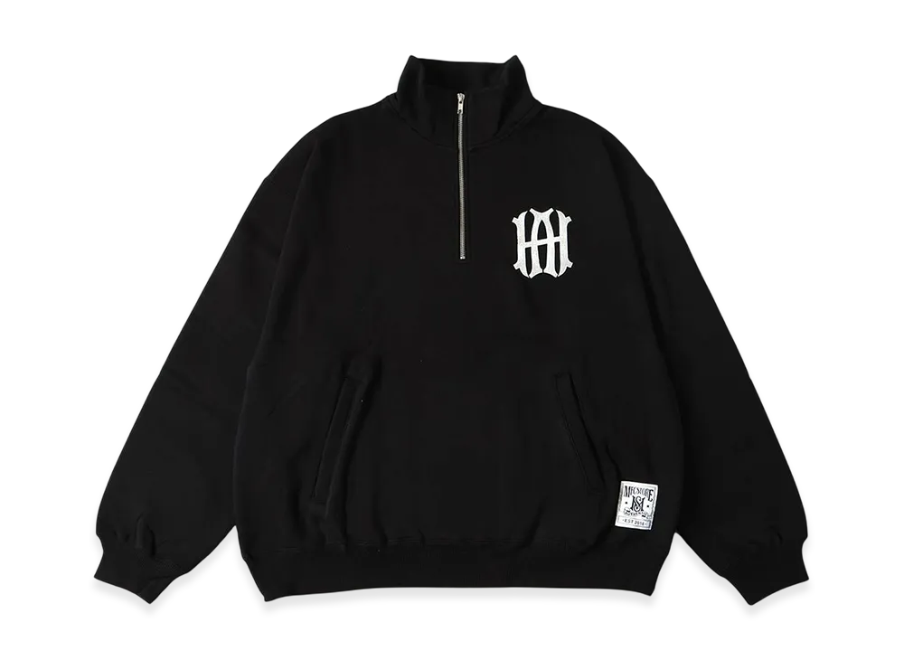 ayumi hamasaki x MFC STORE AH Logo Half Zip "Black"