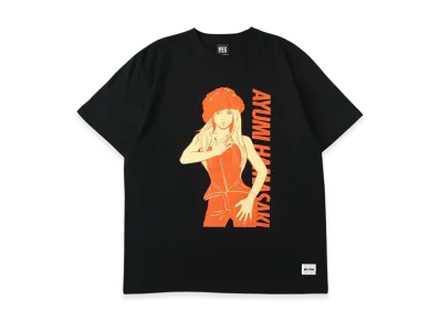 ayumi hamasaki x MFC STORE Collaborate T-Shirt "Black/Orange"