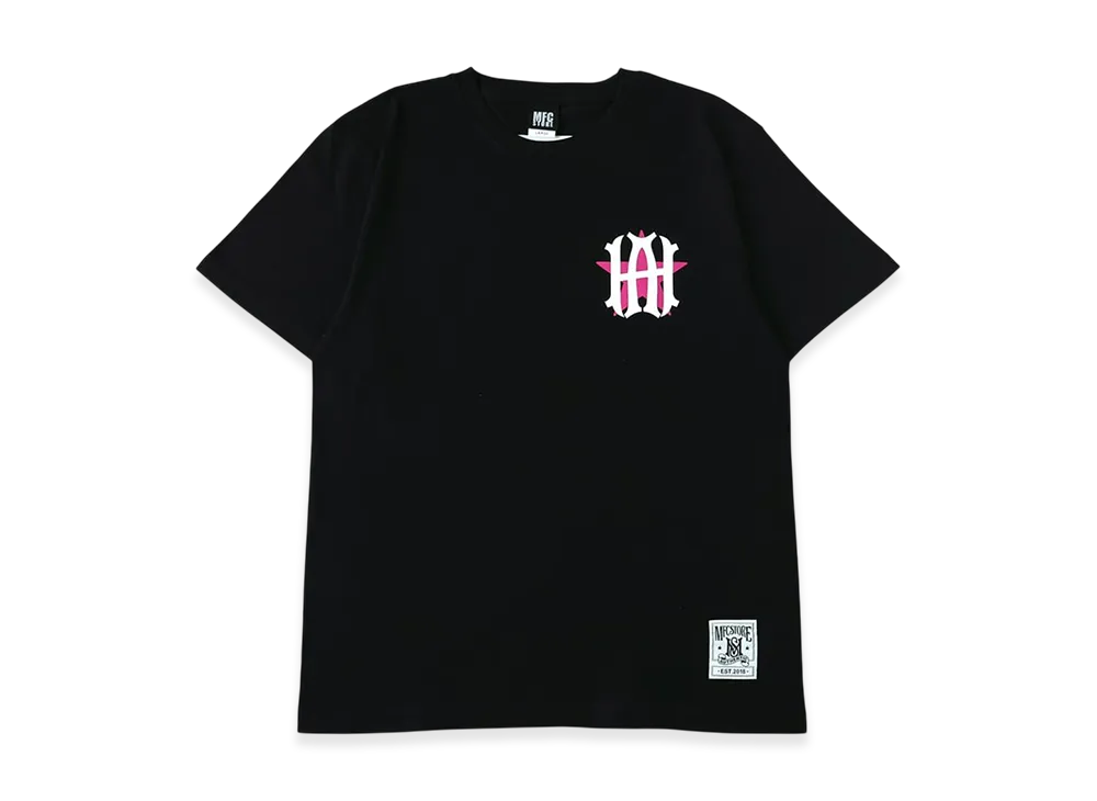 浜崎あゆみ×MFC converse White PINK Lサイズ ayumi hamasaki x CONVERSE TOKYO x MFC STORE AH Logo Tee 