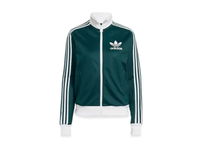 adidas Women's Classic Track Top "Green/White"