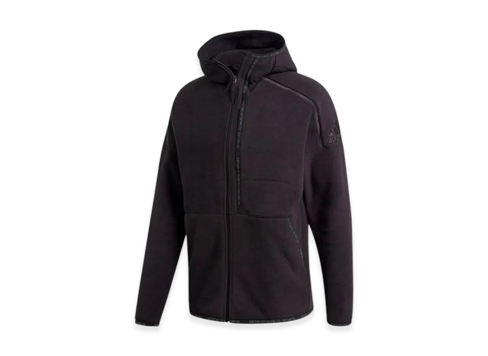 アディダス Z.N.E. フリース フーディー "ブラック"