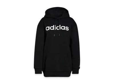 adidas ESS Linear Sweat Parker "Black/White"