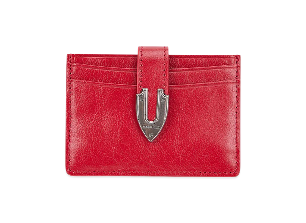 Matin Kim Western Buckle Card Wallet "Red"