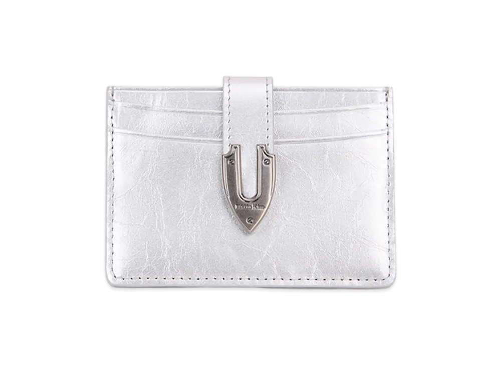 Matin Kim Western Buckle Card Wallet "Silver"